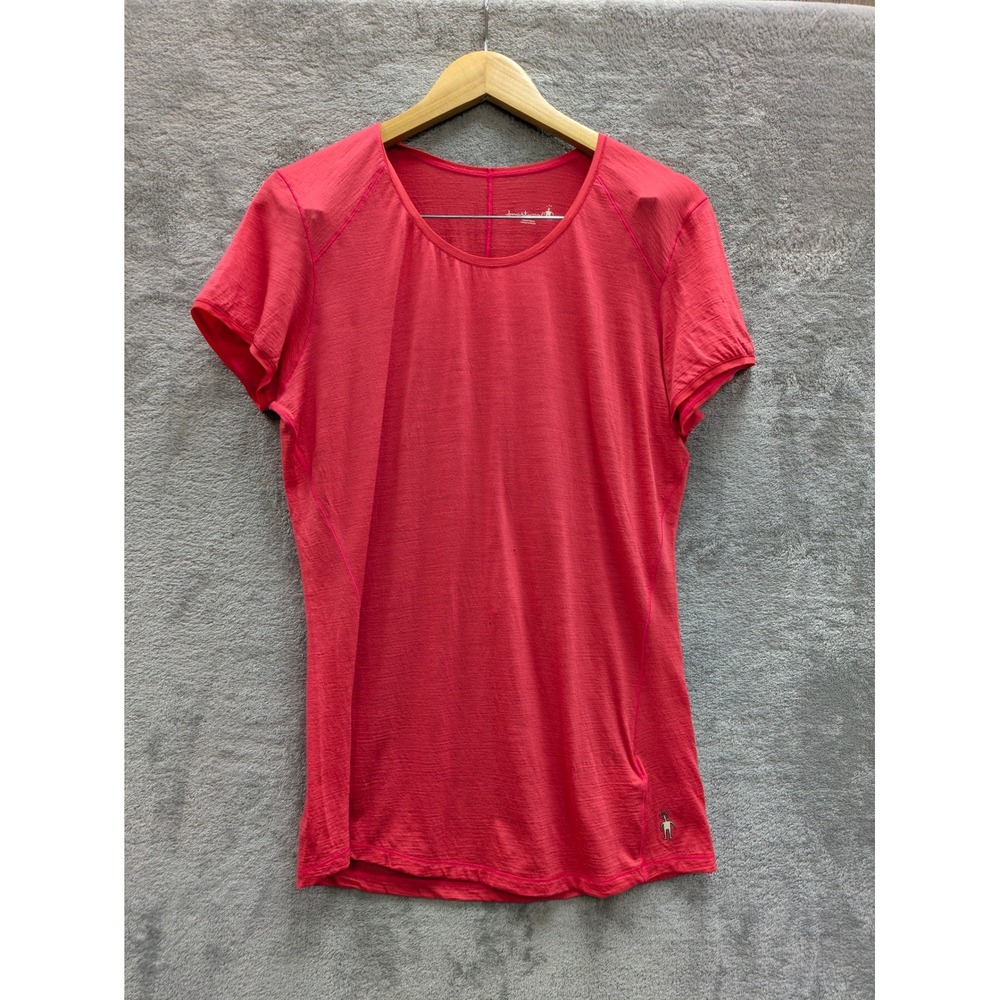Gorpcore Smartwool Merino Wool Tee Womens XL Red Short Sleeve Base Layer